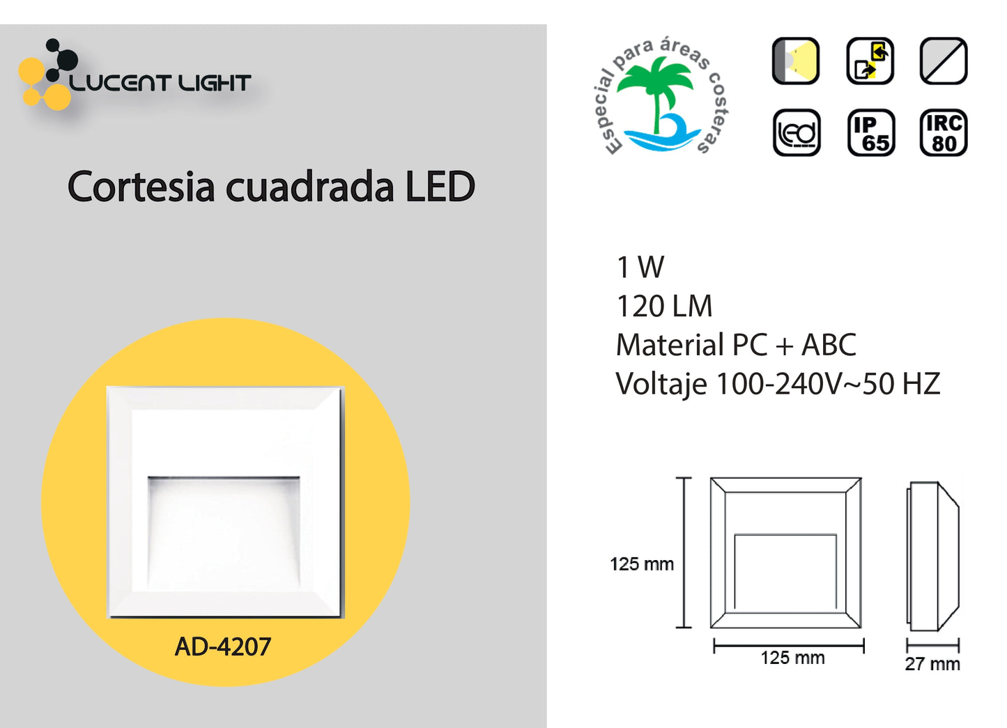Cortesía Gris AD-4207
